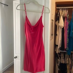 COPY - Fluer de Mal Silk Red Slip Dress